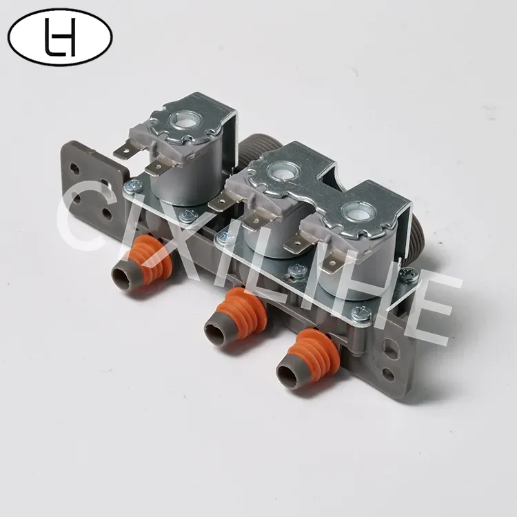 Électrovanne pour machine à laver à 3 voies