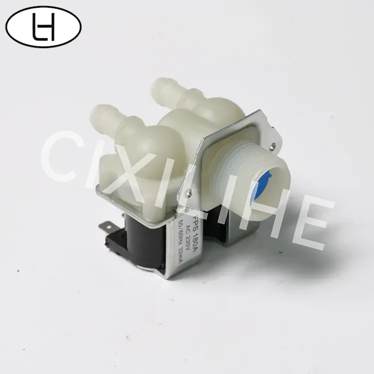 Électrovanne d'eau à double entrée